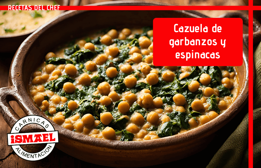 receta de cazuela de garbanzos con espinacas