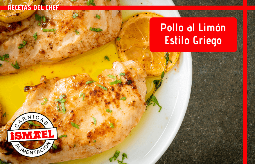 receta Pollo al limon estilo griego