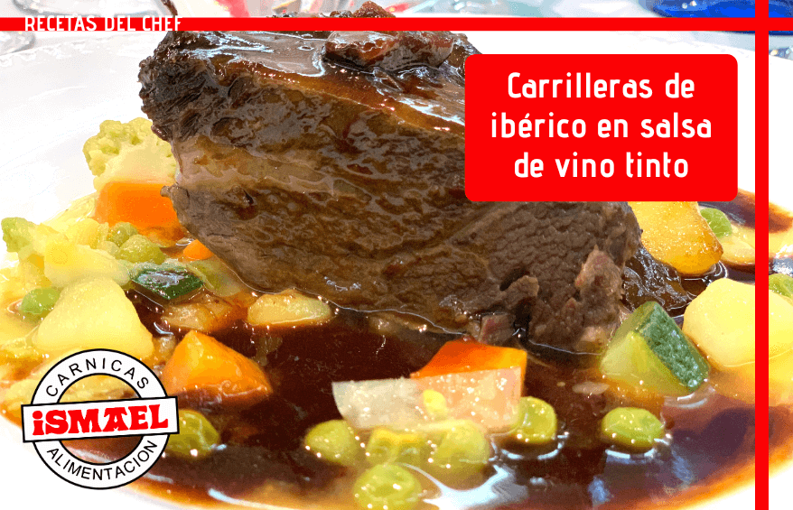 receta de Carrilleras de Iberico en Salsa de Vino Tinto